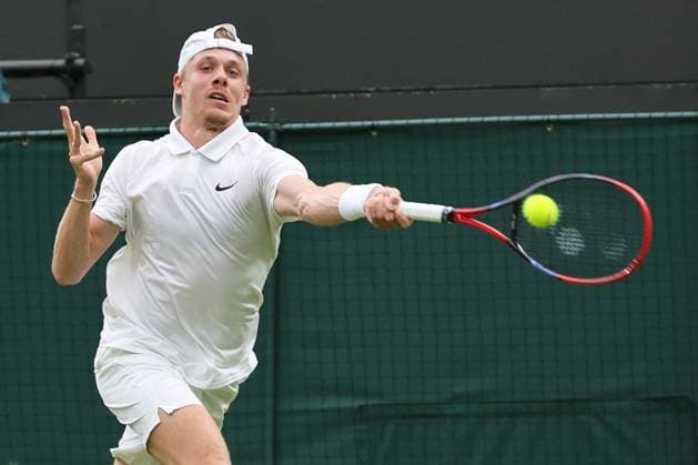 TENNIS - Wimbledon 2024 LONDON,ENGLAND,06.JUL.24 - TENNIS - ATP, Tennis Herren World Tour, Wimbledon, Grand Slam. Image shows Denis Shapovalov (CAN).  GEPAxpictures xAlanxGrieves