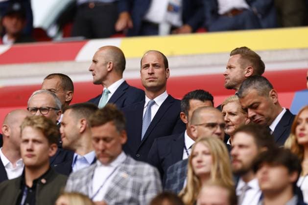 DUSSELDORF, Dusseldorf Arena ,06-07-2024 , European Football Championship Euro2024, round of 8 match no.48 between England and Switzerland, William, Prince of Wales England - Switzerland (Euro2024)  x25694300x Copyright: