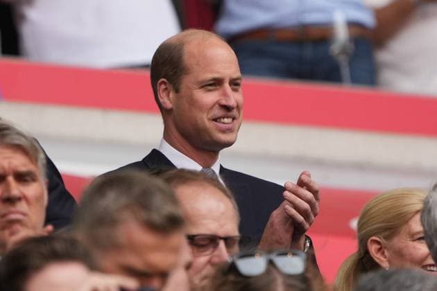 EURO 2024, England - Switzerland, Prince William in the stands