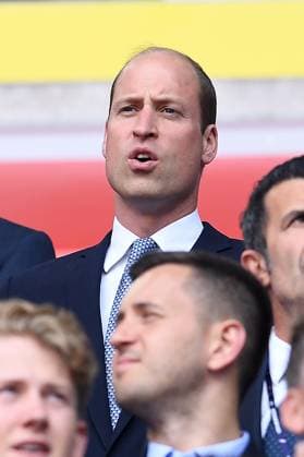 Soccer UEFA EURO 2024 quarter final England Switzerland on 06 07 2024 at the Düsseldorf Arena in Düsseldorf Prince Prince William Arthur Philip Louis Prince of Wales xRx