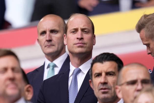 William, Prince of Wales, during a quarterfinal match between England and Swiss at the Euro 2024 soccer tournament in Dusseldorf - Esprit Arena, Germany - Saturday, July 6, 2024. - Soccer .  Copyright: xFabioxFerrari LaPressex