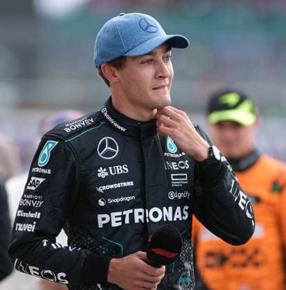 6th July 2024; Silverstone Circuit, Northamptonshire, England; Formula 1 2024 Qatar Airways British F1 Grand Prix; Qualifying Day; George Russell, Mercedes after finshing 1st and winning pole for the race tomorrow  ActionPlus12665088 PaulxBonser