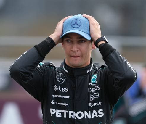 6th July 2024; Silverstone Circuit, Northamptonshire, England; Formula 1 2024 Qatar Airways British F1 Grand Prix; Qualifying Day; George Russell, Mercedes after finshing 1st and winning pole for the race tomorrow  ActionPlus12665093 PaulxBonser