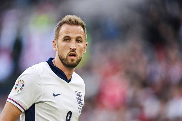 DUSSELDORF - Harry Kane of England during the UEFA EURO, EM, Europameisterschaft,Fussball 2024 quarter-final match between England and Switzerland at the Dusseldorf Arena on July 6, 2024 in Dusseldorf, Germany. ANP Hollandse Hoogte UEFA EURO 2024 2024 xVIxANPxSportx xGerritxvanxKeulenxIVx 502910568 originalFilename: 502910568.jpg