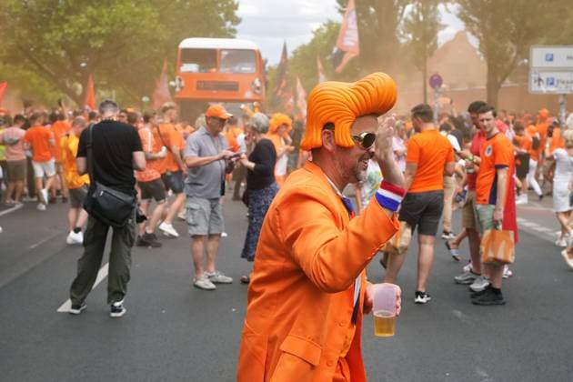 06 07 2024,Berlin,Impressions before the start of the European Championship quarter-final match between the Netherlands and Turkey