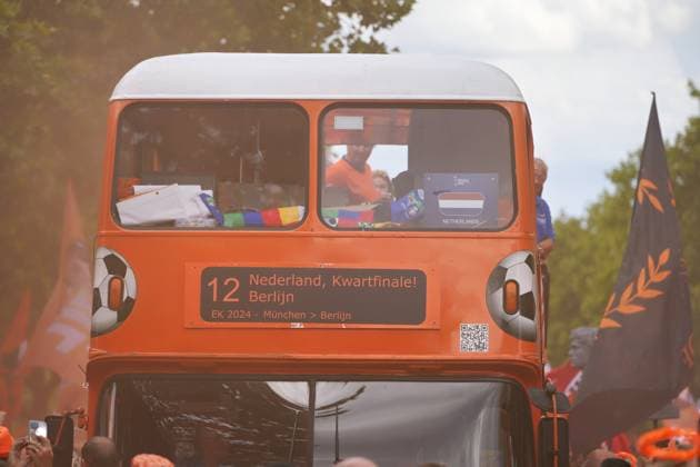 06 07 2024,Berlin,Impressions before the start of the European Championship quarter-final match between the Netherlands and Turkey