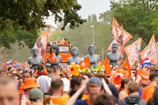 06 07 2024,Berlin,Impressions before the start of the European Championship quarter-final match between the Netherlands and Turkey