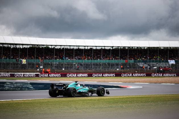 18 Lance Stroll CAN, Aston Martin Aramco F1 Team , F1 Grand Prix of Great Britain at Silverstone Circuit on July 6, 2024 in Silverstone, Great Britain Photo by HOCH ZWEI Silverstone Great Britain