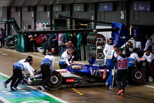 3 Daniel Ricciardo AUS, Visa Cash App RB Formula One Team , F1 Grand Prix of Great Britain at Silverstone Circuit on July 6, 2024 in Silverstone, Great Britain Photo by HOCH ZWEI Silverstone Great Britain
