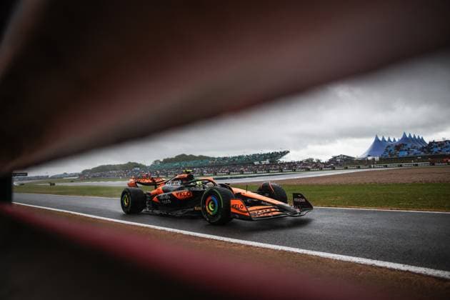 4 Lando Norris GBR, McLaren Formula 1 Team , F1 Grand Prix of Great Britain at Silverstone Circuit on July 6, 2024 in Silverstone, Great Britain Photo by HOCH ZWEI Silverstone Great Britain