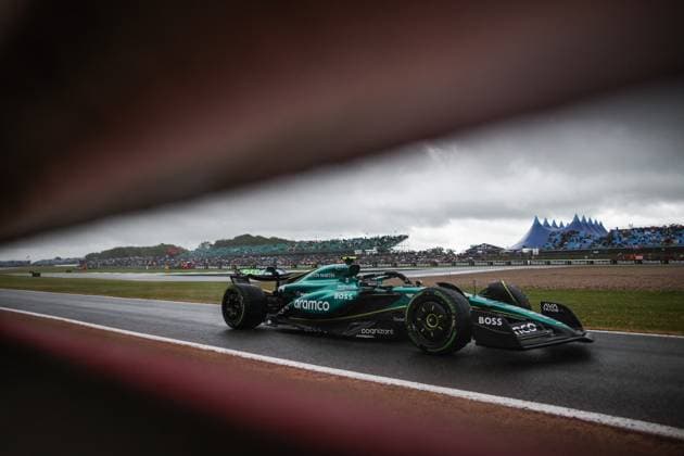 14 Fernando Alonso ESP, Aston Martin Aramco F1 Team , F1 Grand Prix of Great Britain at Silverstone Circuit on July 6, 2024 in Silverstone, Great Britain Photo by HOCH ZWEI Silverstone Great Britain