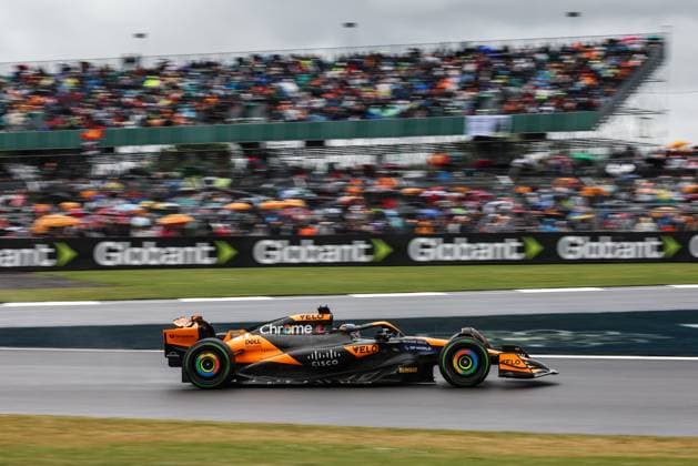 81 Oscar Piastri AUS, McLaren Formula 1 Team , F1 Grand Prix of Great Britain at Silverstone Circuit on July 6, 2024 in Silverstone, Great Britain Photo by HOCH ZWEI Silverstone Great Britain