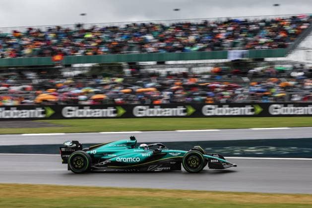 18 Lance Stroll CAN, Aston Martin Aramco F1 Team , F1 Grand Prix of Great Britain at Silverstone Circuit on July 6, 2024 in Silverstone, Great Britain Photo by HOCH ZWEI Silverstone Great Britain