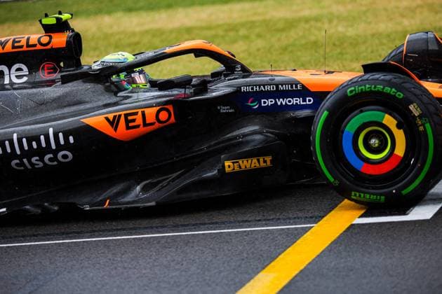 4 Lando Norris GBR, McLaren Formula 1 Team , F1 Grand Prix of Great Britain at Silverstone Circuit on July 6, 2024 in Silverstone, Great Britain Photo by HOCH ZWEI Silverstone Great Britain