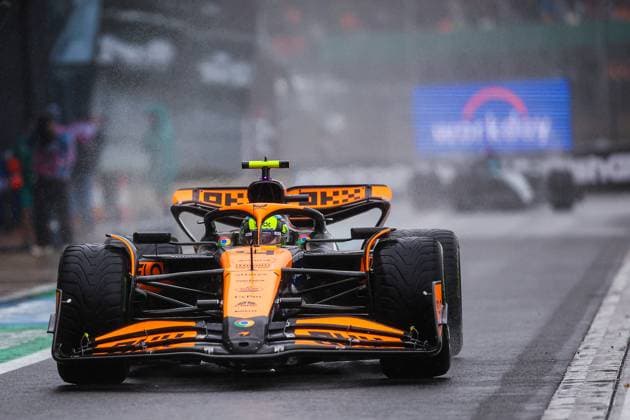 4 Lando Norris GBR, McLaren Formula 1 Team , F1 Grand Prix of Great Britain at Silverstone Circuit on July 6, 2024 in Silverstone, Great Britain Photo by HOCH ZWEI Silverstone Great Britain