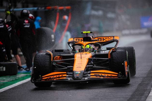 4 Lando Norris GBR, McLaren Formula 1 Team , F1 Grand Prix of Great Britain at Silverstone Circuit on July 6, 2024 in Silverstone, Great Britain Photo by HOCH ZWEI Silverstone Great Britain