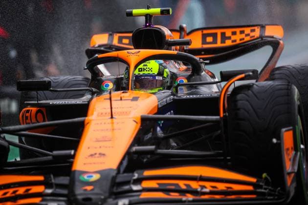 4 Lando Norris GBR, McLaren Formula 1 Team , F1 Grand Prix of Great Britain at Silverstone Circuit on July 6, 2024 in Silverstone, Great Britain Photo by HOCH ZWEI Silverstone Great Britain