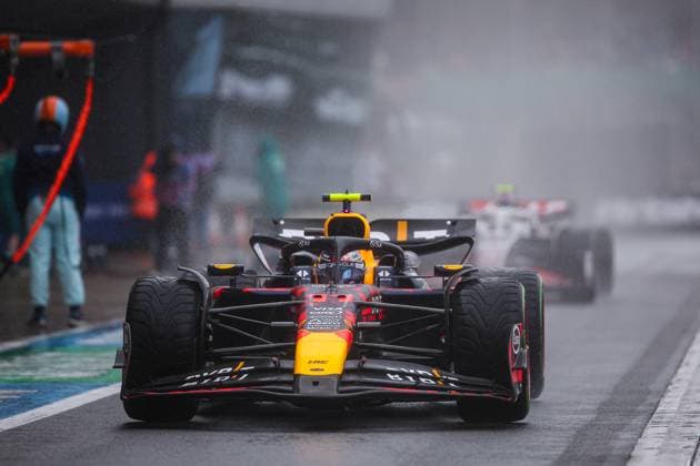 11 Sergio Perez MEX, Oracle Red Bull Racing , F1 Grand Prix of Great Britain at Silverstone Circuit on July 6, 2024 in Silverstone, Great Britain Photo by HOCH ZWEI Silverstone Great Britain