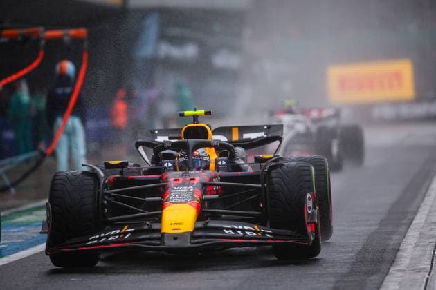 11 Sergio Perez MEX, Oracle Red Bull Racing , F1 Grand Prix of Great Britain at Silverstone Circuit on July 6, 2024 in Silverstone, Great Britain Photo by HOCH ZWEI Silverstone Great Britain