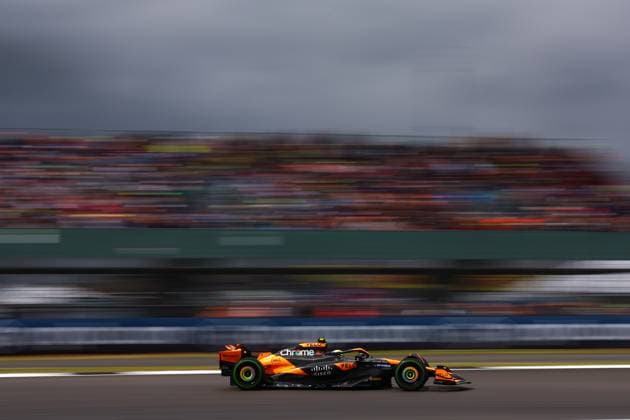 4 Lando Norris GBR, McLaren Formula 1 Team , F1 Grand Prix of Great Britain at Silverstone Circuit on July 6, 2024 in Silverstone, Great Britain Photo by HOCH ZWEI Silverstone Great Britain