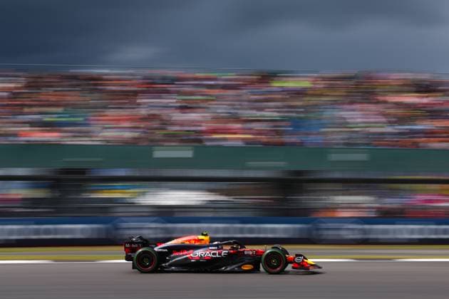 11 Sergio Perez MEX, Oracle Red Bull Racing , F1 Grand Prix of Great Britain at Silverstone Circuit on July 6, 2024 in Silverstone, Great Britain Photo by HOCH ZWEI Silverstone Great Britain