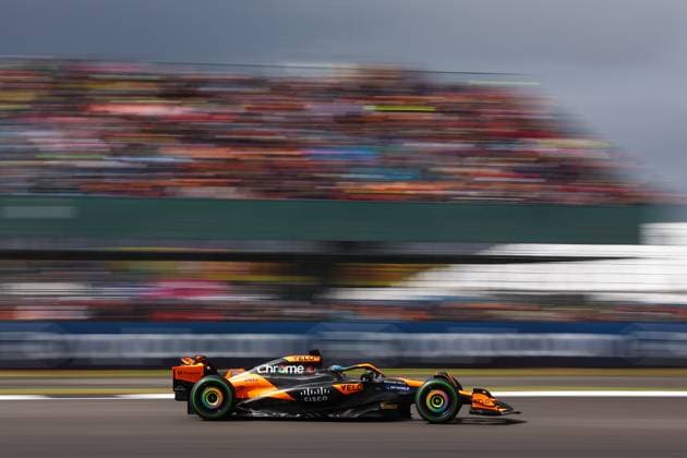 81 Oscar Piastri AUS, McLaren Formula 1 Team , F1 Grand Prix of Great Britain at Silverstone Circuit on July 6, 2024 in Silverstone, Great Britain Photo by HOCH ZWEI Silverstone Great Britain