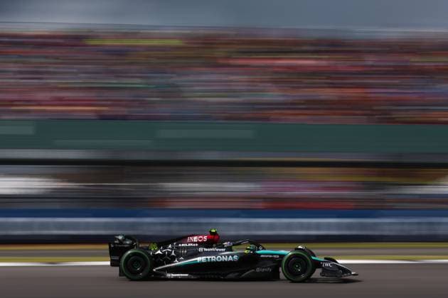 44 Lewis Hamilton GBR, Mercedes AMG Petronas F1 Team , F1 Grand Prix of Great Britain at Silverstone Circuit on July 6, 2024 in Silverstone, Great Britain Photo by HOCH ZWEI Silverstone Great Britain