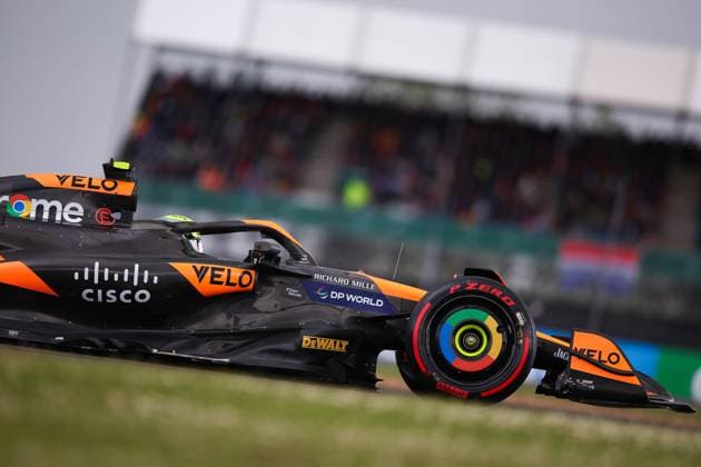 4 Lando Norris GBR, McLaren Formula 1 Team , F1 Grand Prix of Great Britain at Silverstone Circuit on July 6, 2024 in Silverstone, Great Britain Photo by HOCH ZWEI Silverstone Great Britain