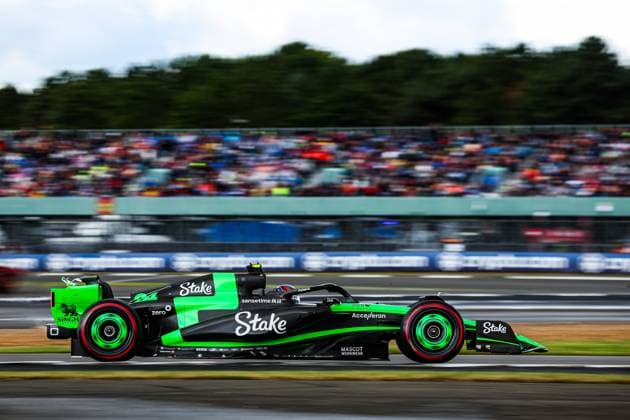 24 Guanyu Zhou CHN, Stake F1 Team Kick Sauber , F1 Grand Prix of Great Britain at Silverstone Circuit on July 6, 2024 in Silverstone, Great Britain Photo by HOCH ZWEI Silverstone Great Britain