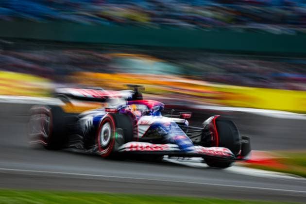 3 Daniel Ricciardo AUS, Visa Cash App RB Formula One Team , F1 Grand Prix of Great Britain at Silverstone Circuit on July 6, 2024 in Silverstone, Great Britain Photo by HOCH ZWEI Silverstone Great Britain