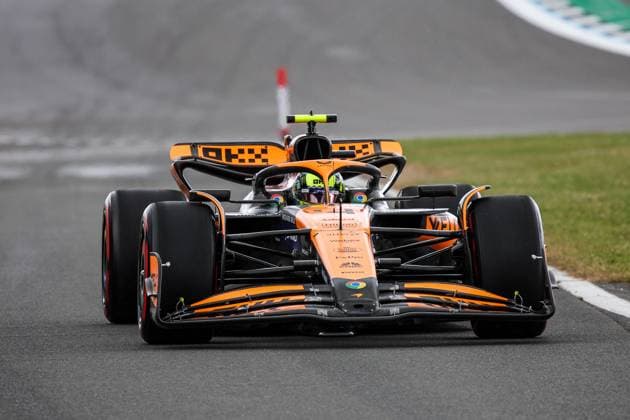 4 Lando Norris GBR, McLaren Formula 1 Team , F1 Grand Prix of Great Britain at Silverstone Circuit on July 6, 2024 in Silverstone, Great Britain Photo by HOCH ZWEI Silverstone Great Britain