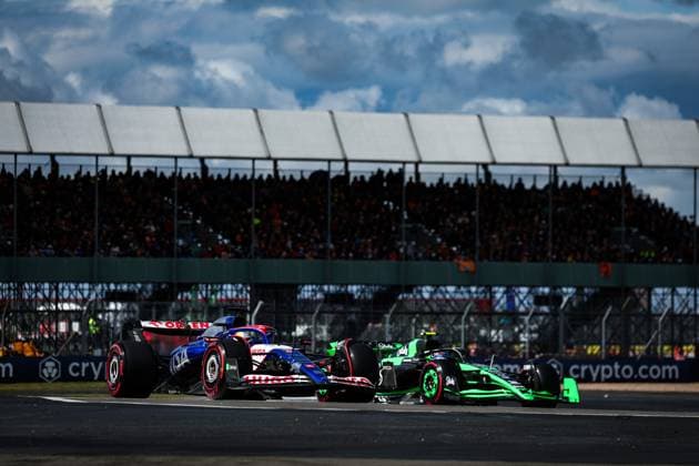 3 Daniel Ricciardo AUS, Visa Cash App RB Formula One Team , 24 Guanyu Zhou CHN, Stake F1 Team Kick Sauber , F1 Grand Prix of Great Britain at Silverstone Circuit on July 6, 2024 in Silverstone, Great Britain Photo by HOCH ZWEI Silverstone Great Britain