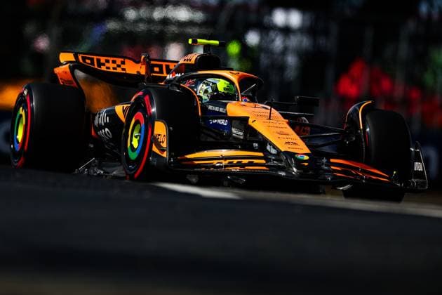 4 Lando Norris GBR, McLaren Formula 1 Team , F1 Grand Prix of Great Britain at Silverstone Circuit on July 6, 2024 in Silverstone, Great Britain Photo by HOCH ZWEI Silverstone Great Britain