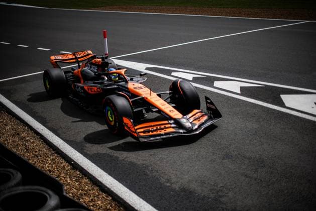 81 Oscar Piastri AUS, McLaren Formula 1 Team , F1 Grand Prix of Great Britain at Silverstone Circuit on July 6, 2024 in Silverstone, Great Britain Photo by HOCH ZWEI Silverstone Great Britain