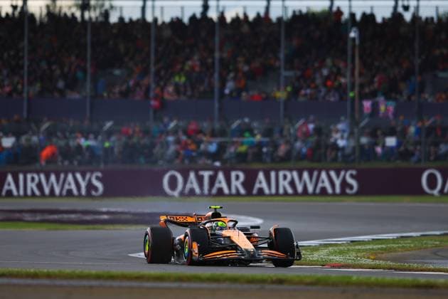 4 Lando Norris GBR, McLaren Formula 1 Team , F1 Grand Prix of Great Britain at Silverstone Circuit on July 6, 2024 in Silverstone, Great Britain Photo by HOCH ZWEI Silverstone Great Britain