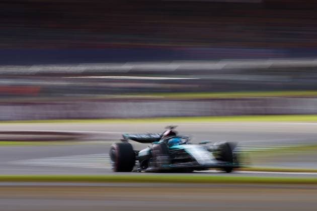63 George Russell GBR, Mercedes AMG Petronas F1 Team , F1 Grand Prix of Great Britain at Silverstone Circuit on July 6, 2024 in Silverstone, Great Britain Photo by HOCH ZWEI Silverstone Great Britain