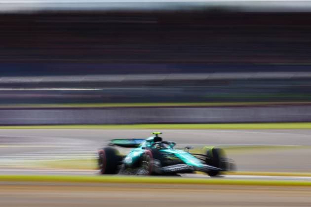 14 Fernando Alonso ESP, Aston Martin Aramco F1 Team , F1 Grand Prix of Great Britain at Silverstone Circuit on July 6, 2024 in Silverstone, Great Britain Photo by HOCH ZWEI Silverstone Great Britain