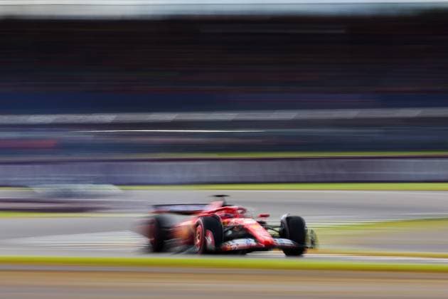 16 Charles Leclerc MCO, Scuderia Ferrari HP , F1 Grand Prix of Great Britain at Silverstone Circuit on July 6, 2024 in Silverstone, Great Britain Photo by HOCH ZWEI Silverstone Great Britain