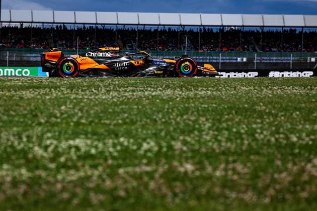 81 Oscar Piastri AUS, McLaren Formula 1 Team , F1 Grand Prix of Great Britain at Silverstone Circuit on July 6, 2024 in Silverstone, Great Britain Photo by HOCH ZWEI Silverstone Great Britain