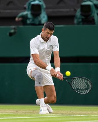 Tennis - Wimbledon Championship 2024 - Day 6 LONDON, ENGLAND - Saturday, July 6, 2024: Novak Djokovic (SRB) during the Gentlemen s Singles 3rd Round match on Day Six of The Championships Wimbledon 2024 at the All England Lawn Tennis and Croquet Club. (Photo by Kirsten Holst Propaganda) LONDON All England Lawn Tennis and Croquet Club GREATER LONDON ENGLAND  Copyright: xKirstenxHolstx 2024-07-06-088-Wimbledon_Day_6