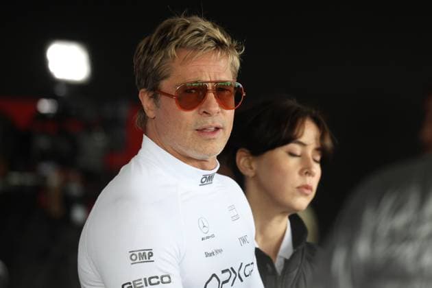 06 07 2024, xrarjax, Motorsport FIA Formula 1, British Grand Prix 2024 emspor, v l Brad Pitt Silverstone