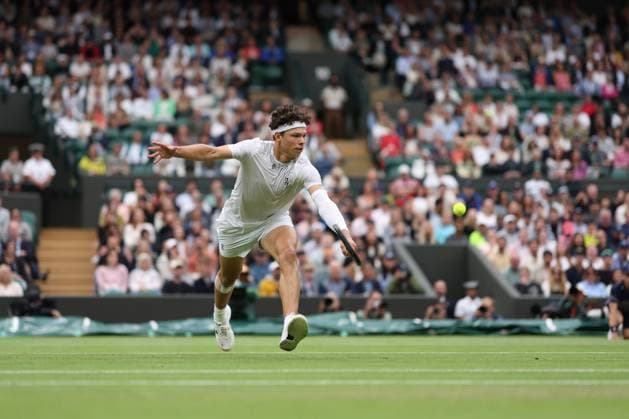 Ben Shelton (USA) TENNIS : Wimbledon 2024 - 06 07 2024 AntoineCouvercelle Panoramic 