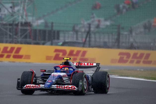 SILVERSTONE, UNITED KINGDOM: Yuki Tsunoda, racing for the Racing Bulls team during the 2024 Formula 1 British Grand Prix at the Silverstone Circuit in Silverstone, United Kingdom
