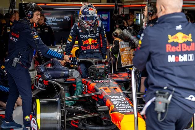 SILVERSTONE, UNITED KINGDOM: Sergio Perez, racing for the Red Bull Racing team during the 2024 Formula 1 British Grand Prix at the Silverstone Circuit in Silverstone, United Kingdom
