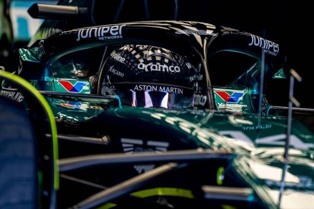 SILVERSTONE, UNITED KINGDOM: Fernando Alonso, racing for the Aston Martin F1 team during the 2024 Formula 1 British Grand Prix at the Silverstone Circuit in Silverstone, United Kingdom