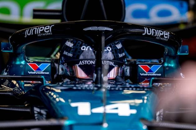 SILVERSTONE, UNITED KINGDOM: Fernando Alonso, racing for the Aston Martin F1 team during the 2024 Formula 1 British Grand Prix at the Silverstone Circuit in Silverstone, United Kingdom
