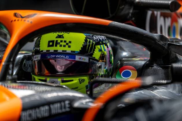 SILVERSTONE, UNITED KINGDOM: Lando Norris, racing for the McLaren F1 team during the 2024 Formula 1 British Grand Prix at the Silverstone Circuit in Silverstone, United Kingdom