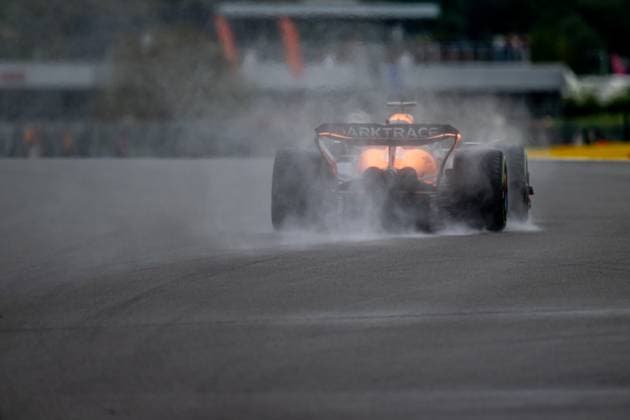 SILVERSTONE, UNITED KINGDOM: Oscar Piastri, racing for the McLaren F1 team during the 2024 Formula 1 British Grand Prix at the Silverstone Circuit in Silverstone, United Kingdom
