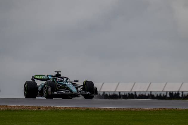 SILVERSTONE, UNITED KINGDOM: Fernando Alonso, racing for the Aston Martin F1 team during the 2024 Formula 1 British Grand Prix at the Silverstone Circuit in Silverstone, United Kingdom