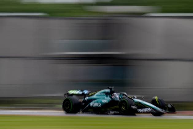 SILVERSTONE, UNITED KINGDOM: Lance Stroll, racing for the Aston Martin F1 team during the 2024 Formula 1 British Grand Prix at the Silverstone Circuit in Silverstone, United Kingdom